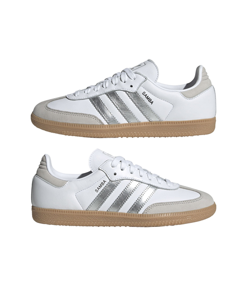 adidas(アディダス)の「《追加》adidas / アディダス SAMBA OG(スニーカー・レディース・シルバー/ホワイト・23.5cm/23cm/25cm/24.5cm/24cm)」の5枚目の写真