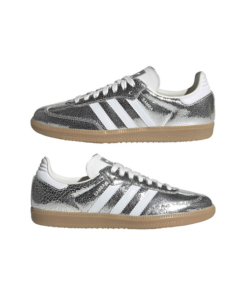adidas(アディダス)の「《追加》adidas / アディダス SAMBA OG(スニーカー・レディース・シルバー/ホワイト・23.5cm/23cm/25cm/24.5cm/24cm)」の6枚目の写真
