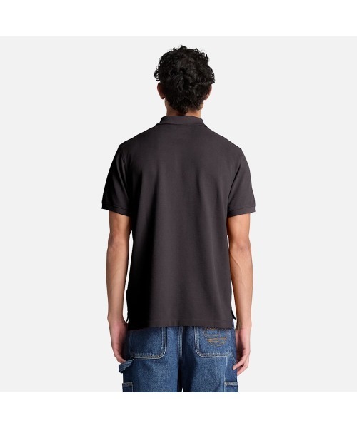 Timberland（ティンバーランド）の「半袖 ピケ ポロシャツ メンズ（ポロシャツ・メンズ・ブラック・LARGE/SMALL/MEDIUM/XX-LARGE/X-LARGE）」の4枚目の写真