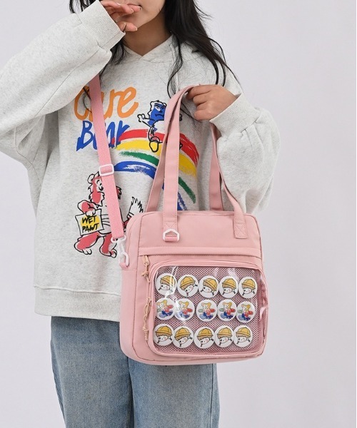 BACKYARD FAMILY(バックヤードファミリー)の「痛ショルダーバッグ 2way シート付き yyybag5169(ショルダーバッグ・レディース・ミント・FREE)」の4枚目の写真