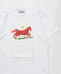 SVEC（シュベック）の「Encre. プリント S/S Tシャツ（Tシャツ/カットソー）」