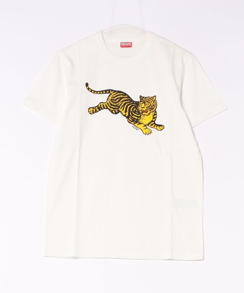 KENZO(ケンゾー)の「GOTSKENZOJUMPINGTIGERPLACEDSLIMT-SHIRT(Tシャツ/カットソー・メンズ・ホワイト系その他・X-LARGE/MEDIUM/LARGE/SMALL/X-SMALL)」の1枚目の写真