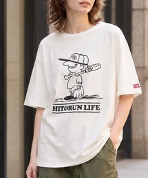 【Rawlings/ローリングス】BASEBALL BOY T /クルーネックTシャツ HIT&RUN LIFEロゴプリント