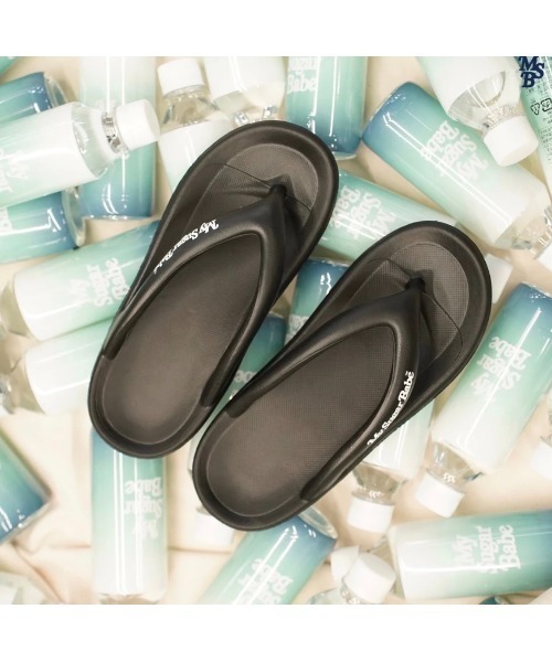 My sugar Babe（マイシュガーベイブ）の「Relaxing beach sandal（サンダル・メンズ・ブラック・LARGE/MEDIUM/SMALL）」の3枚目の写真