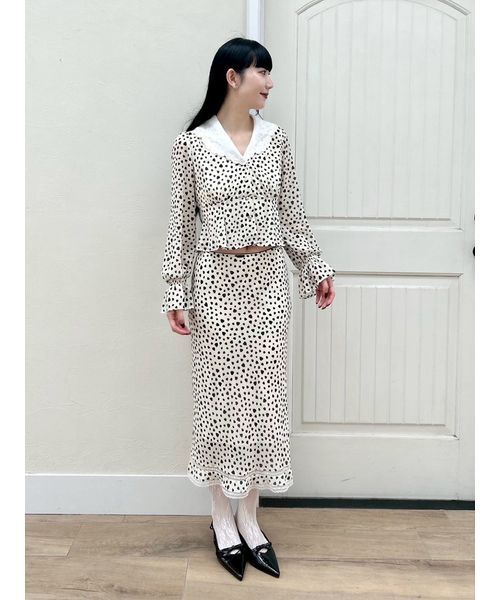 LILY BROWN(リリーブラウン)の「クラシカルパターンスカート(スカート・レディース・ブラウン/アイボリー/その他・1/0)」の16枚目の写真