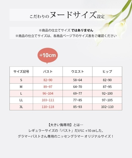 Nissen glamor(ニッセングラマー)の「【大きい胸専用】ボタンがきちんと閉まる美ラインストライプ半袖スキッパーシャツ(シャツ/ブラウス・レディース・ブルー/ホワイト×ブルー・M/3L/LL/L)」の19枚目の写真