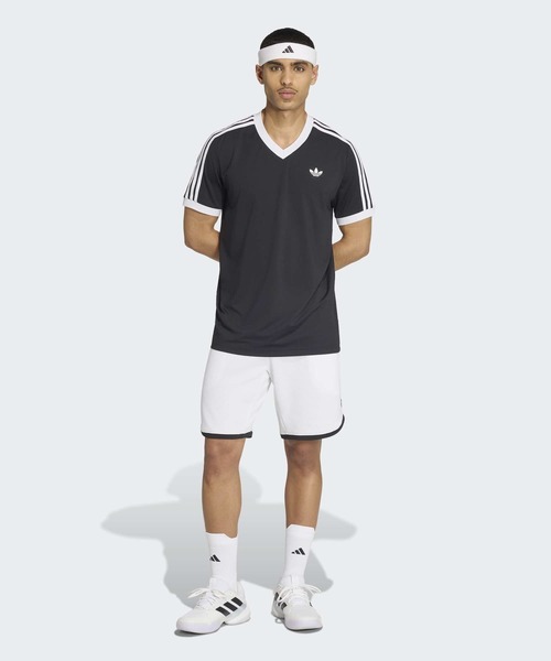 adidas(アディダス)の「テニス クラシックス 半袖Tシャツ / アディダス adidas(Tシャツ/カットソー・メンズ・ブラック・XX-LARGE/XXX-LARGE/LARGE/MEDIUM/SMALL/X-LARGE)」の5枚目の写真