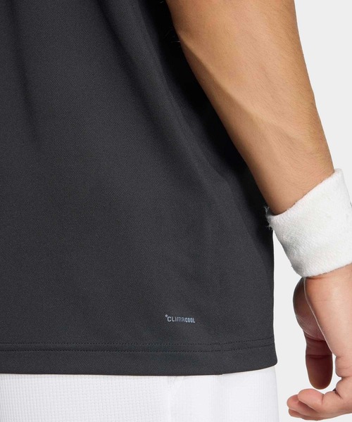 adidas(アディダス)の「テニス クラシックス 半袖Tシャツ / アディダス adidas(Tシャツ/カットソー・メンズ・ブラック・XX-LARGE/XXX-LARGE/LARGE/MEDIUM/SMALL/X-LARGE)」の4枚目の写真