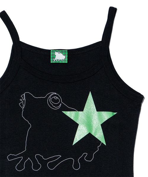 SAGE（セージ）の「SAGE / セイジ FROG STAR cami（キャミソール・レディース・ブラック・SMALL）」の5枚目の写真