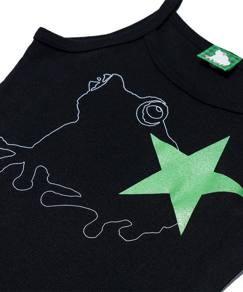 SAGE（セージ）の「SAGE / セイジ FROG STAR cami（キャミソール・レディース・ブラック・SMALL）」の6枚目の写真