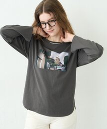 CIAOPANIC TYPY | ∴シアー裏毛裾ラウンドフォトTee(Tシャツ/カットソー)