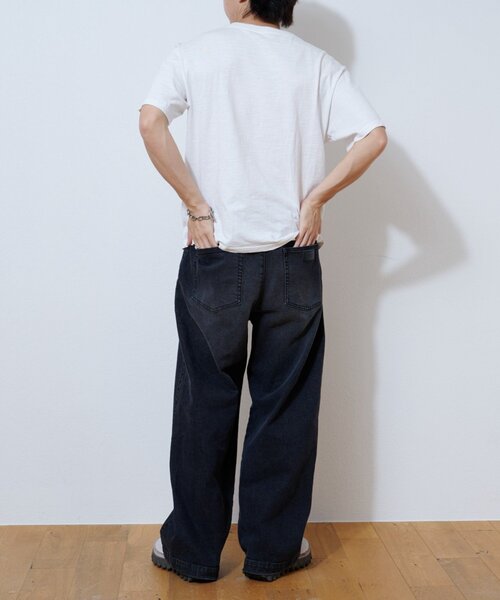CIAOPANIC TYPY(チャオパニックティピー)の「ハイパーストレッチツイストタックデニム(デニムパンツ・メンズ・ブラウン/インディゴブルー/ブラック・LARGE/MEDIUM/SMALL)」の11枚目の写真