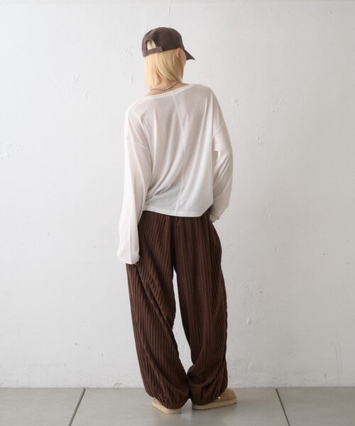 CIAOPANIC TYPY(チャオパニックティピー)の「25ナンバリングキャンパスキャップ(キャップ・レディース・ブラウン/ピンク/グリーン/ベージュ・ONE SIZE)」の10枚目の写真