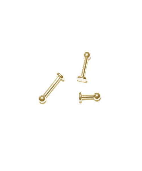 Chick(チック)の「MORPH モルフ ラブレット ボディーピアス 12ゲージ 6mm~12mm(ピアス(片耳用)・レディース・ゴールド・6/8/10/12)」の1枚目の写真