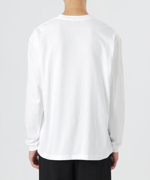 LOVELESS(ラブレス)の「ほつれ刺繍ロングスリーブT(Tシャツ/カットソー・メンズ・オフホワイト/ブラック・L/M/S)」の9枚目の写真