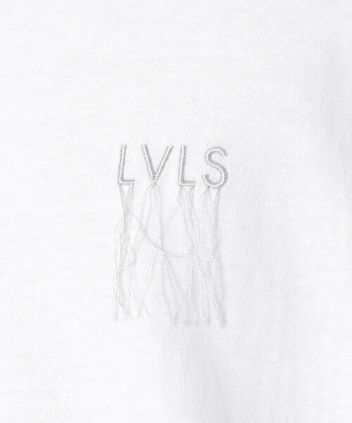 LOVELESS(ラブレス)の「ほつれ刺繍ロングスリーブT(Tシャツ/カットソー・メンズ・オフホワイト/ブラック・L/M/S)」の11枚目の写真