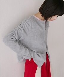 袖ギャザーカーディガン