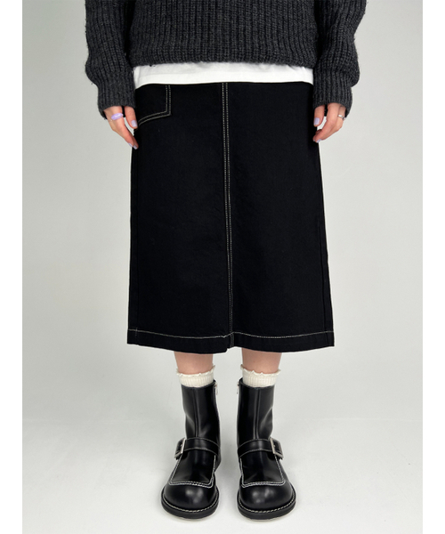 hippu（ヒプ）の「Square Buckle Boots [Black]（ブーツ・レディース・その他・24.5cm/25cm/25.5cm/24cm/23.5cm/22.5cm/23cm/22cm）」の2枚目の写真