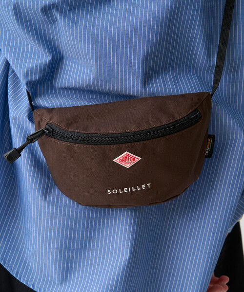 DANTON(ダントン)の「SOLEILLET - CORDURA Canvas Sling Bag(ショルダーバッグ・レディース・オレンジ系その他/ブルー系その他/グレイッシュベージュ/ダークブラウン/ブラック/ダークグレー・-)」の3枚目の写真