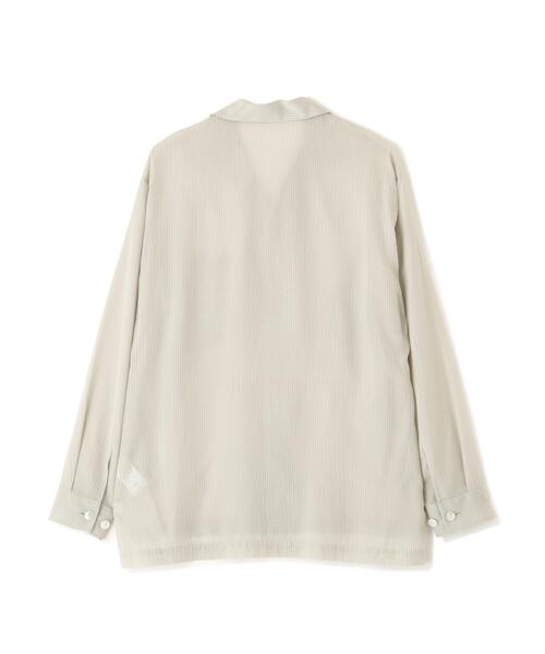 YLEVE(イレーヴ)の「YLEVE / ACETATE CUPRO STRIPE PJ SHIRT(シャツ/ブラウス・レディース・ベージュ・1/0)」の5枚目の写真