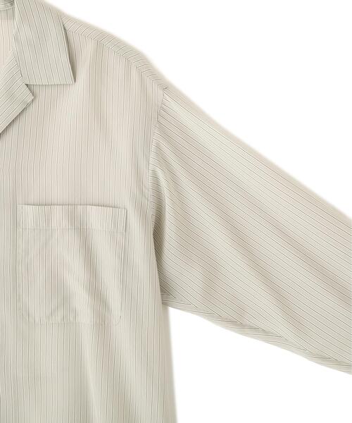 YLEVE(イレーヴ)の「YLEVE / ACETATE CUPRO STRIPE PJ SHIRT(シャツ/ブラウス・レディース・ベージュ・1/0)」の7枚目の写真