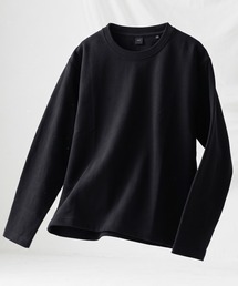 N.W.T（エヌダブルティー）の「【N.W.T】7.4oz クロップド L S Tee   7.4オンス ヘビーウェイト ボックスシルエット ショート丈 ロンT 綿100%（Tシャツ/カットソー）」