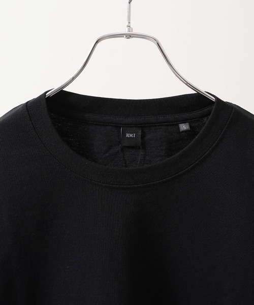 N.W.T(エヌダブルティー)の「【N.W.T】7.4oz クロップド L/S Tee / 7.4オンス ヘビーウェイト ボックスシルエット ショート丈 ロンT 綿100%(Tシャツ/カットソー・メンズ・ホワイト/ブラック・M/S/L)」の10枚目の写真