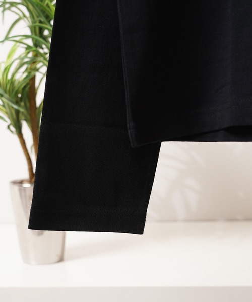 N.W.T(エヌダブルティー)の「【N.W.T】7.4oz クロップド L/S Tee / 7.4オンス ヘビーウェイト ボックスシルエット ショート丈 ロンT 綿100%(Tシャツ/カットソー・メンズ・ホワイト/ブラック・M/S/L)」の11枚目の写真