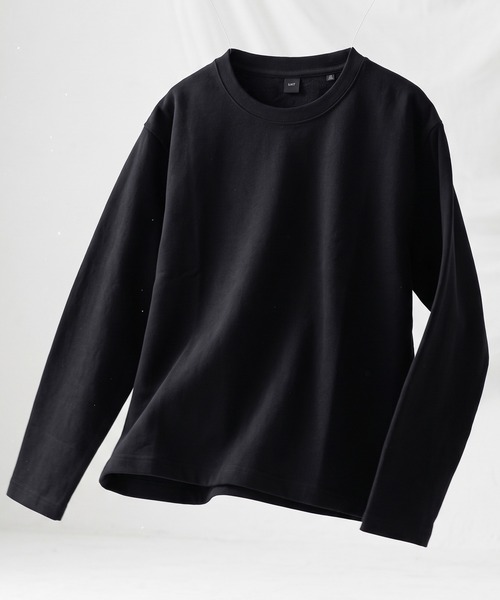 N.W.T(エヌダブルティー)の「【N.W.T】7.4oz クロップド L/S Tee / 7.4オンス ヘビーウェイト ボックスシルエット ショート丈 ロンT 綿100%(Tシャツ/カットソー・メンズ・ホワイト/ブラック・M/S/L)」の13枚目の写真