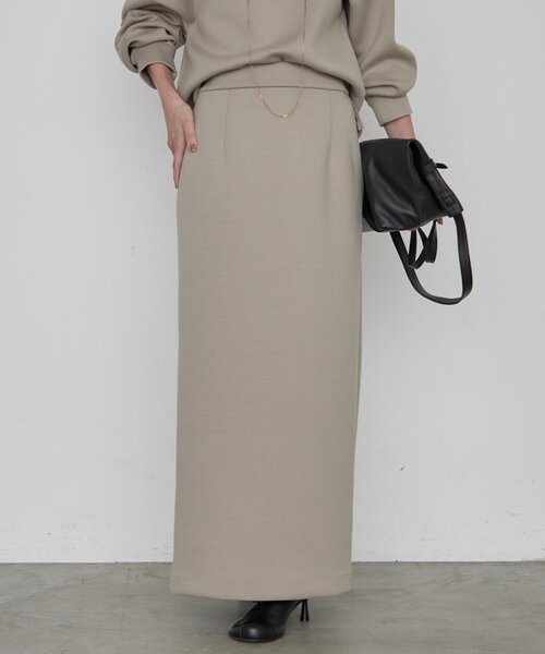 LOUNGEDRESS(ラウンジドレス)の「《2サイズ展開/美シルエット》【JAPAN MADE】ダンボールタイトスカート 秋服(スカート・レディース・モカ/オフホワイト・36/38)」の11枚目の写真