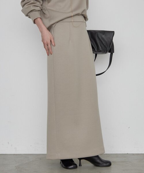 LOUNGEDRESS(ラウンジドレス)の「《2サイズ展開/美シルエット》【JAPAN MADE】ダンボールタイトスカート 秋服(スカート・レディース・モカ/オフホワイト・36/38)」の14枚目の写真