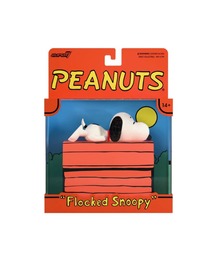 PEANUTS（ピーナッツ）の「Super7 スーパー7 リアクションフィギア スヌーピー Flocked オブジェ（フィギュア）」