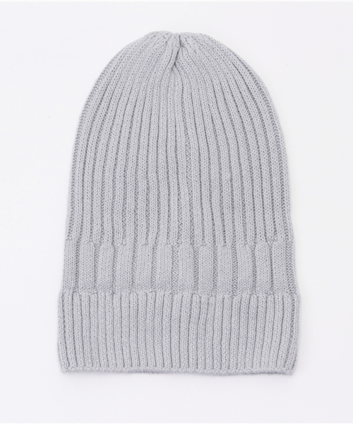 one after another NICE CLAUP（ワンアフターアナザーナイスクラップ）の「【ナイスクラップ】麻混ニット帽（ニットキャップ/ビーニー・レディース・オフホワイト/イエロー/ライトグレー/ブラック・FREE）」の7枚目の写真
