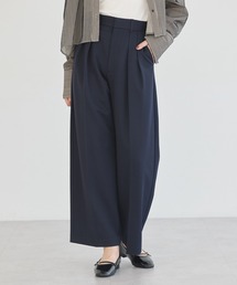【セットアップ対応】2wayストレッチタックワイドパンツ
