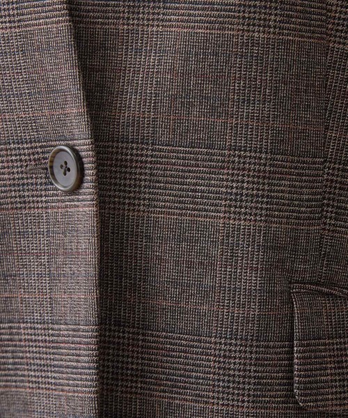 DRESSTERIOR(ドレステリア)の「ハンティング ノーカラージャケット(ノーカラージャケット・レディース・チャコールグレー/ダークブラウン系1・38/34/36)」の17枚目の写真