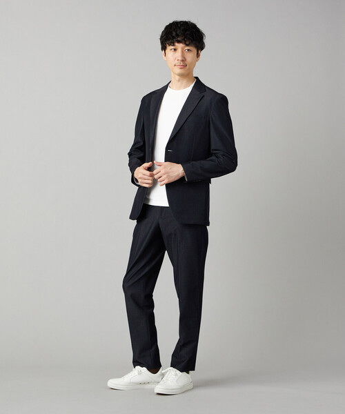 COMME CA MEN（コムサメン）の「【セットアップ対応】デニムライクジャージー シングルテーラードジャケット（その他アウター・メンズ・ダークブラウン/ネイビー・M/L/S）」の5枚目の写真