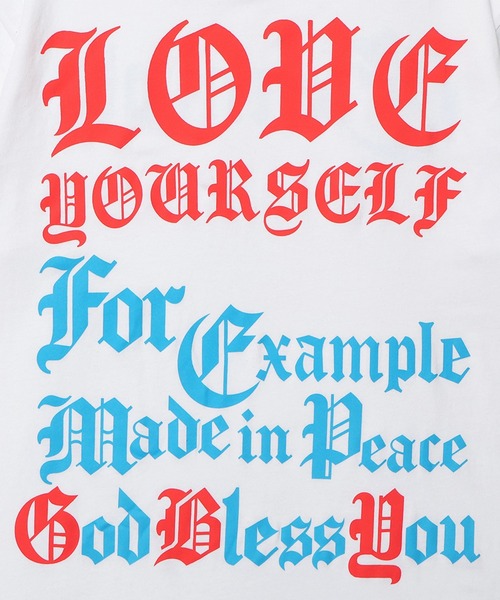 EXAMPLE（エグザンプル）の「EXAMPLE OE WORLDS TEE（Tシャツ/カットソー・メンズ・ホワイト/ブラック・XXL/XL/L）」の6枚目の写真