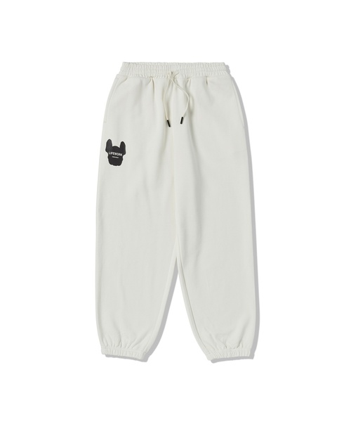 LIFE WORK（ライフワーク）の「レディース LW2 ビビッドラドックジョガーパンツ（スウェットパンツ・レディース・ブラック/ピンク/グリーン/アイボリー・S/M）」の2枚目の写真