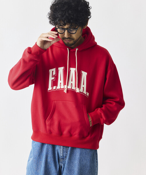 Firsthand(ファーストハンド)の「限定展開 Firsthand / ファーストハンド COLOR HOODIE SWEAT カラー フーディー スウェット パーカー(パーカー・メンズ・レッド/ブルー/マスタード・MEDIUM/LARGE)」の3枚目の写真