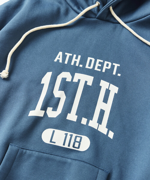 Firsthand(ファーストハンド)の「限定展開 Firsthand / ファーストハンド COLOR HOODIE SWEAT カラー フーディー スウェット パーカー(パーカー・メンズ・レッド/ブルー/マスタード・MEDIUM/LARGE)」の7枚目の写真