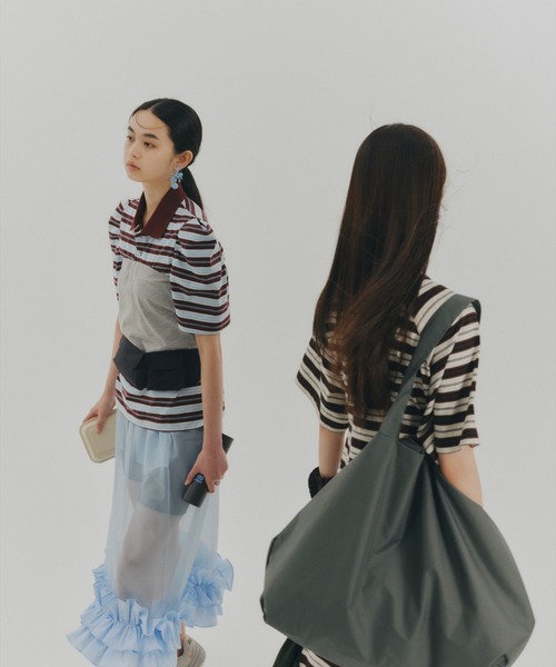 NON TOKYO(ノントーキョー)の「NON TOKYO/ノントーキョー/BELT WAIST BAGベルトウエストBAG(ボディバッグ/ウエストポーチ・レディース・ライトグリーン/ブラック/ホワイト・F)」の12枚目の写真