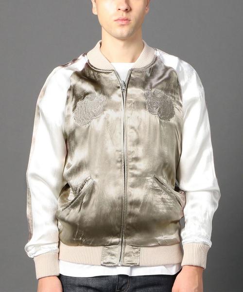 MONKEY TIME（モンキータイム）の「＜monkey time＞ リバーシブル スーベニア ジャケット（ブルゾン・メンズ・ブラック/ベージュ・SMALL/X-LARGE/LARGE/MEDIUM）」の4枚目の写真