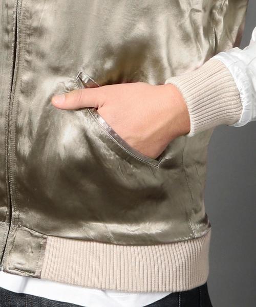 MONKEY TIME（モンキータイム）の「＜monkey time＞ リバーシブル スーベニア ジャケット（ブルゾン・メンズ・ブラック/ベージュ・SMALL/X-LARGE/LARGE/MEDIUM）」の9枚目の写真