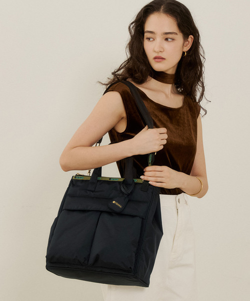 LeSportsac Atelier】ML HELMET TOTE アブストラクトノワール（トート
