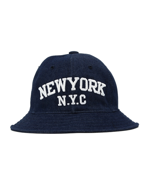 COMECHATTO&CLOSET（カムチャットアンドクロゼット）の「milk&soda NYC BUCKET HAT（ハット・キッズ・ブルー/ホワイト/ブラック・FREE）」の4枚目の写真