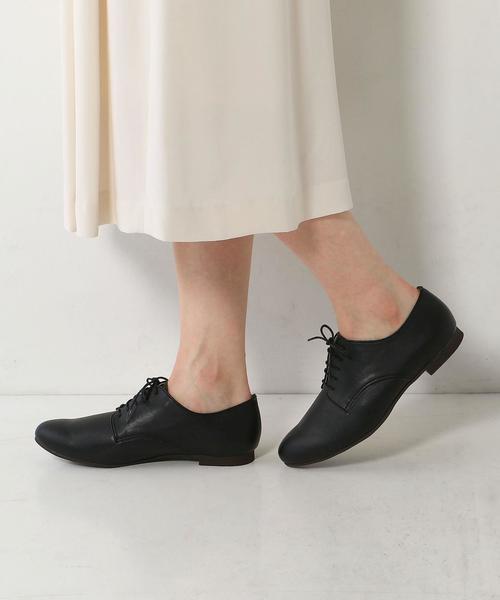 Boisson Chocolat（ボワソンショコラ）の「BBC　レースアップフラット（ドレスシューズ・レディース・ブラック/ホワイト/シルバー・22cm/25cm/23cm/23.5cm/22.5cm/24cm/24.5cm）」の13枚目の写真