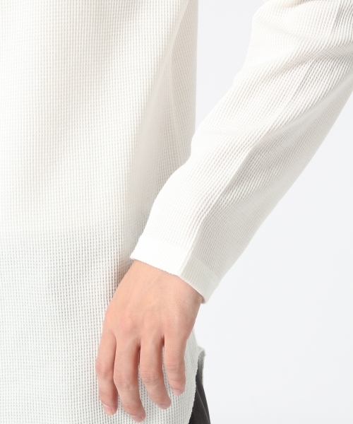 HARE（ハレ）の「サーマルセミロングカットソー(HARE)（Tシャツ/カットソー・メンズ・ブラック/オフホワイト/グレー・SMALL/MEDIUM）」の10枚目の写真