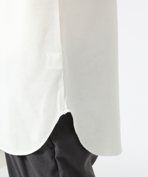 HARE（ハレ）の「サーマルセミロングカットソー(HARE)（Tシャツ/カットソー・メンズ・ブラック/オフホワイト/グレー・SMALL/MEDIUM）」の11枚目の写真