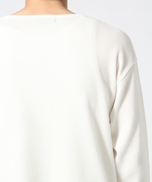 HARE（ハレ）の「サーマルセミロングカットソー(HARE)（Tシャツ/カットソー・メンズ・ブラック/オフホワイト/グレー・SMALL/MEDIUM）」の12枚目の写真