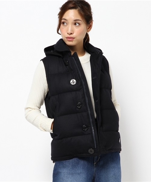 Orcival オーシバル の Orcival オーシバルフードダウンベスト ダウンベスト Wear